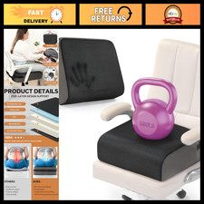 Extra Thick Memory Foam Seat Cushion for Office  Car, Pain Relief Booster 18x16