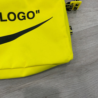 Nike X Off White Utility Vest Yellow Bag Backpack Women's Small | eBay