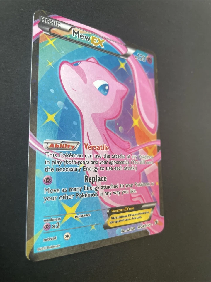 Mew EX Pokémon Trading Card Holo Rare XY Series 120 HP Versatile Ability - Image 4 of 4