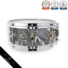 Canopus The Maple 6.5x13 Maple Snare Drum Black Satin Bright Precise