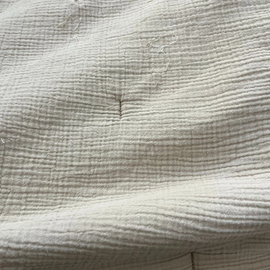 Edredón Completo Reina Algodón Nube Orgánico Paracaídas 92" x 96" Marfil Natural Foto 2 de 4