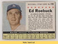 1961 Post Ed Roebuck (Portrait Has Blue Background) #170 READ z6d