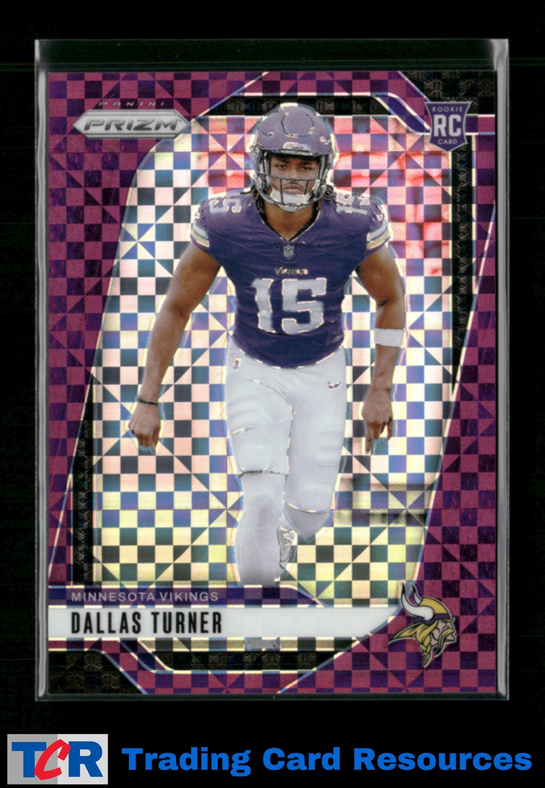 2024 Panini Prizm #324 Dallas Turner Purple Power #/49