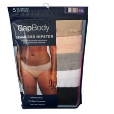 GapBody Women's 5 Pack Seamless Hipster Size XXL Multicolored