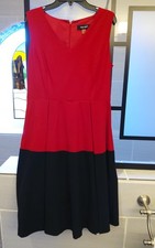 red & black nine west party dress size 2