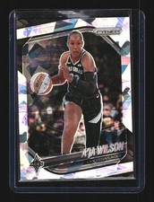 A’ja Wilson 2025 Panini Prizm WNBA Ice Prizms #76