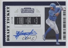 2019 Contenders Draft Picks Prospect Ticket 31/99 Shervyen Newton #2 Auto 0us5