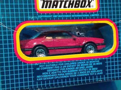 80s MATCHBOX MB196 1987 FORD T-BIRD THUNDERBIRD COUPE #61 RED MACAU  - Picture 8 of 9