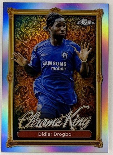 Didier Drogba #CK-7 2025 Topps Premier League Chrome King card