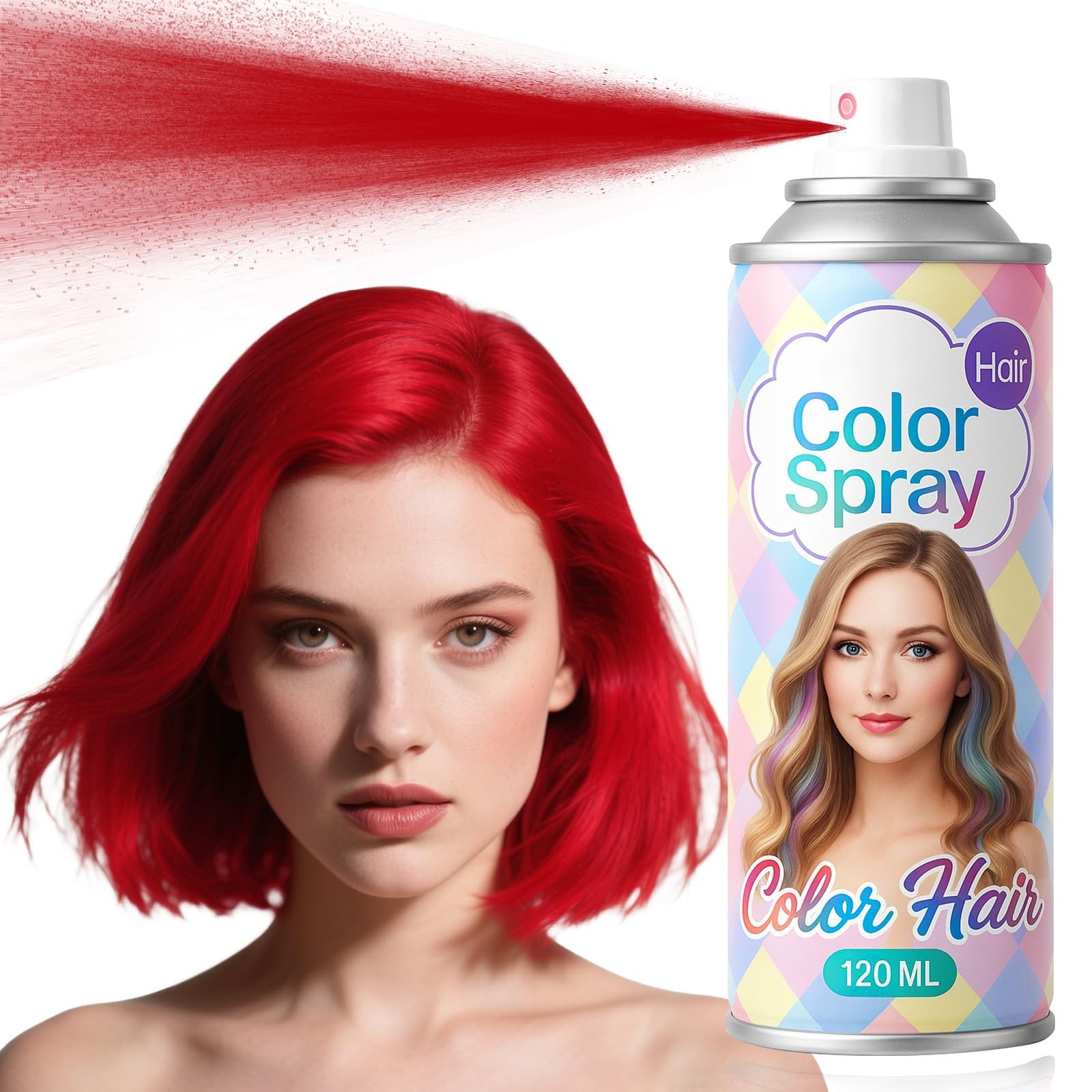 Spray &ndash; 1-day Washable Hair Color For Women Men Kids...
