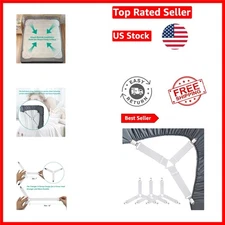 Bed Sheet Fasteners - 8 Straps for Effortless Bedding Solutions