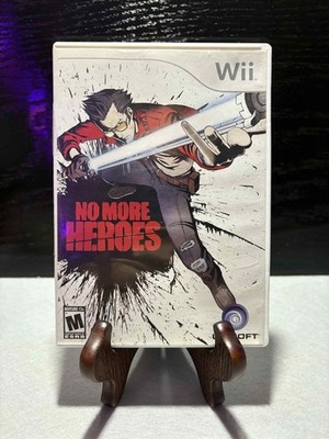 No More Heroes (Nintendo Wii, 2008) Complete CIB - Tested