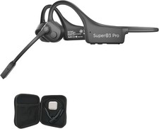 Open Ear Bone Conduction Headphones with mic - Bluetooth Headset Waterproof Bone