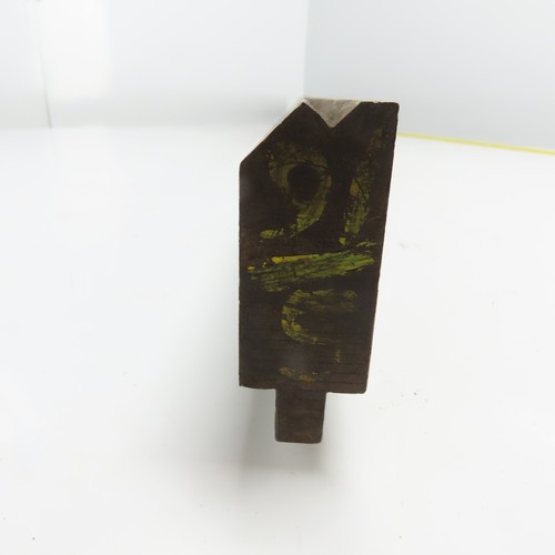 77-5/16" Long Press Brake 90° V-Forming Angle Die Block 1/2" Tang 3-1/4" Tall - Picture 2 of 10