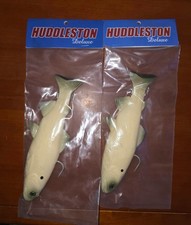 Swimbaits 2 - 8" Huddleston Deluxe, Bone ROF 12.