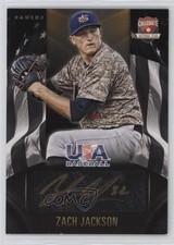 2015 Panini USA Baseball Black Gold 44/49 Zach Jackson #ZJ Auto 0a7