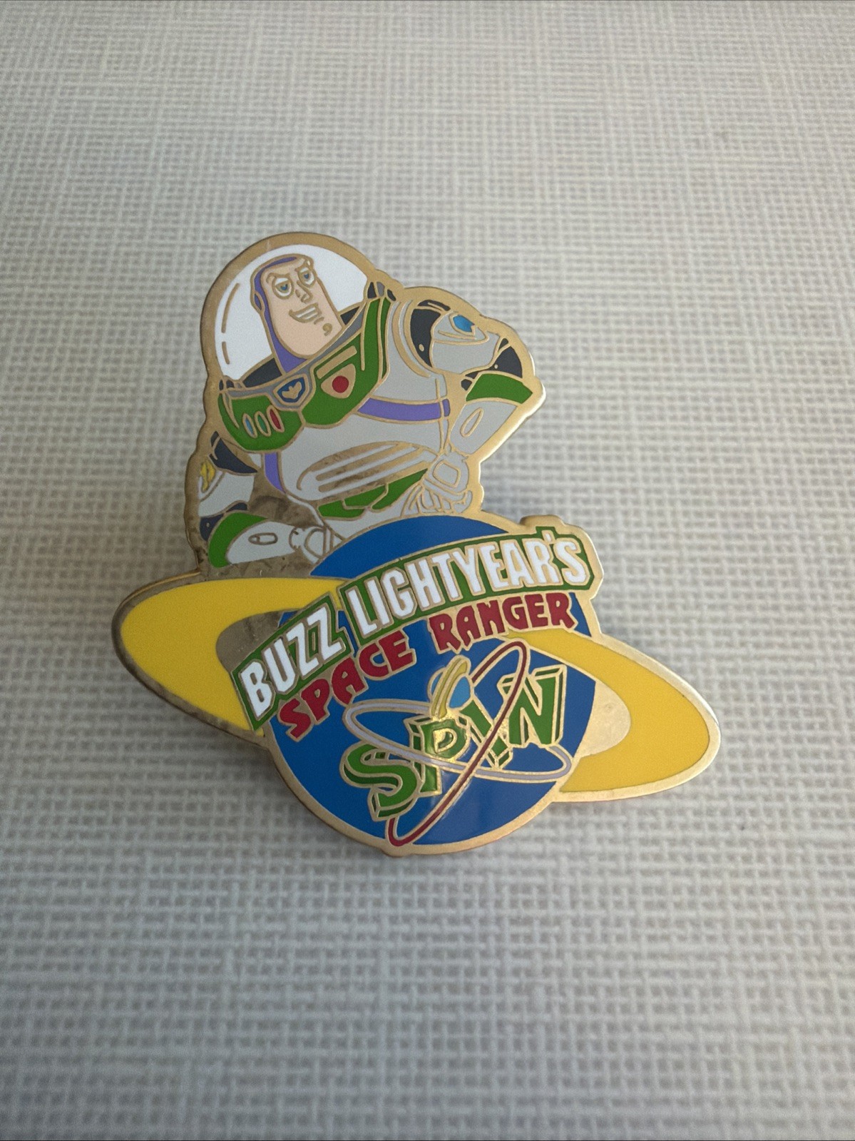 Disney World Buzz Lightyear Space Ranger Spin Pin - 2003 Release Vintage
