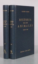 Historia de los animales - Claudio Eliano - Editorial Gredos. 2 T