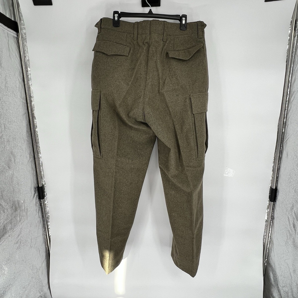 Vintage 1962 HCH Muermann Men's Thick Wool Military Cargo Pants