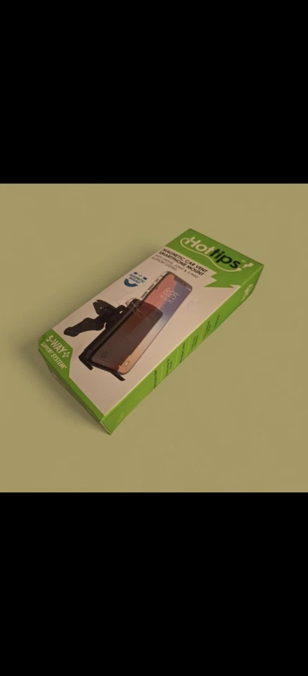 HOT TIPS Soporte magnético para teléfono con ventilación de aire para montaje en automóvil Rotación universal 360° Foto 4 de 4