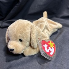 TY Beanie Baby 1998 Fetch the Dog Retired Tag Case