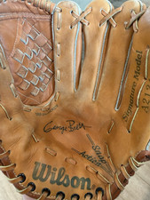 Vintage Wilson George Brett A219 Signature Model Baseball Softball Glove RH