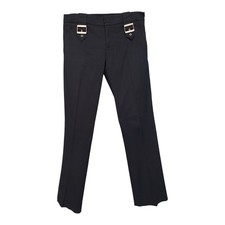 Gucci Pants Trousers Cropped Black Pockets Cotton Vintage 2008 Size 42/S