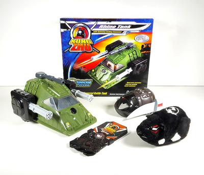 #ad Kung Zhu RHINO TANK in Box with Drayko Hamster Battle Armor and Accessories $29.96
