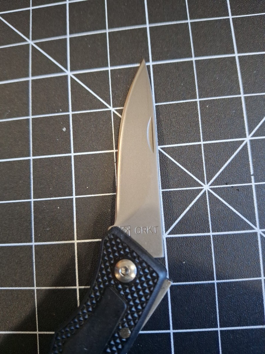 CRKT 6400 Wrangler Taiwan Black Single Blade Locking Knife | eBay