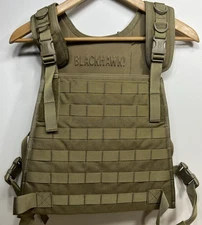 BlackHawk STRIKE Plate Carrier Molle Tan Tactical Vest Adjustable