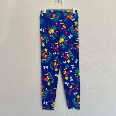 Hanna Andersson New Size 130 US 8 Play Active Leggings Tropical Toucan Cotton