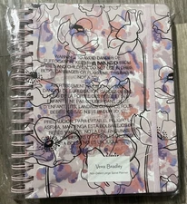 Vera Bradley NWT  12 M  Non-Dated Large Spiral Planner  Maddalena Paisley Soft