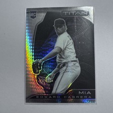 2022 Panini Chronicles #6 Edward Cabrera Titan Hyper #/299