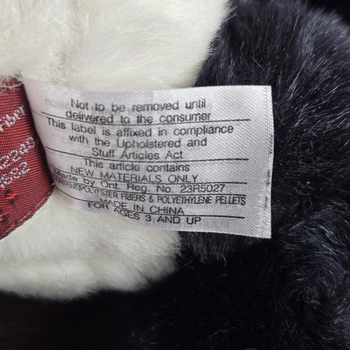 14in T.C DAWSON FIESTA PANDA Bear 1995 Plush Stuff Animal - Picture 7 of 7