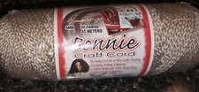 Bonnie Macrame Craft Cord 4mm 50 Yards - Pearl Beige 725879640019 