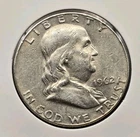 1962-D 50C 90% SILVER Franklin Half Dollar