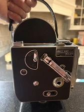 Bolex H16 F25 Camera with Accessories in Leather Hard Case Serial #22613 TESTED