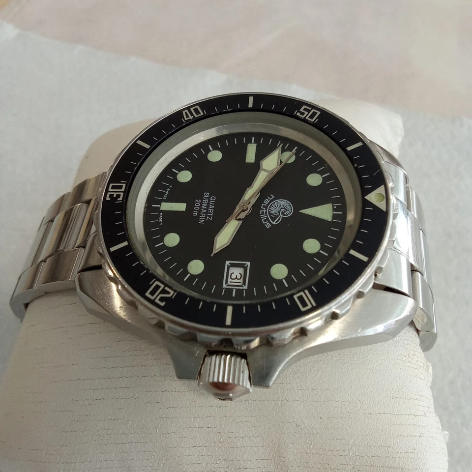 Nautilus Diver Submarin 200M - Hecho en Suiza - De colección - Imagen 2 de 4