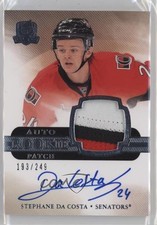 2011-12 Upper Deck The Cup Rookie 193/249 Stephane Da Costa #166 Patch Auto 0bz8