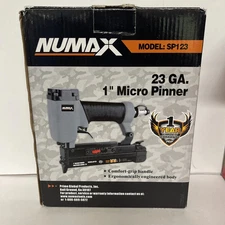 NuMax SP123 Pneumatic 23-Gauge 1" Micro Pinner Nailer - New