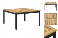 Couchtisch Kaffeetisch Beistelltisch Wohnzimmertisch Weiß Und Schwarz 80X80,5X45