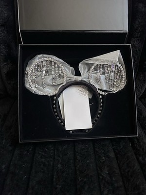 NIB DISNEY VERA WANG CRYSTAL MINI EARS LIMITED EDITION DISNEYLAND MICKEY EARS