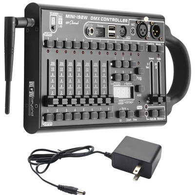 Wireless DMX Controller,192 Channel DMX512 Controller Stage Lighting Equipmen...