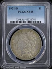 1921-D $1 Morgan Silver Dollar PCGS XF 45