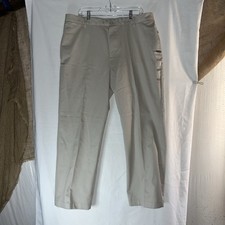 Van Heusen Flex Fit Dress Pants 38x30 Straight Fit Khaki Stretch New With Tags
