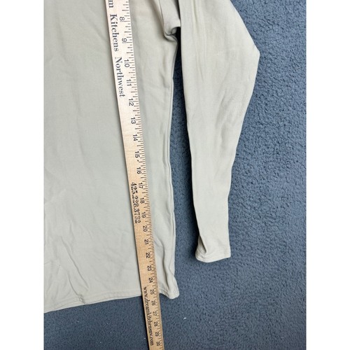 Under Armour Tactical Mens Long Sleeve Base Layer Shirt Tan Coyote Brown LG - Afbeelding 5 van 6