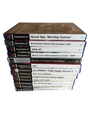 Playstation 2 13 Spiele Konvolut Restposten PS2 Sports Incredibles Great Escape MOH