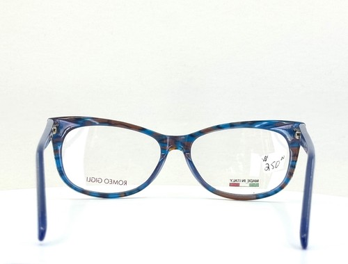 ROMEO GIGLI RG77019 B Blau Braun Damen Semi Cat Eye Brille 53-15-135 B:37 - Bild 6 von 13