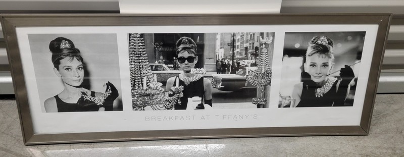Audrey Hepburn Framed Poster. Breakfast At Tiffany's  Movie