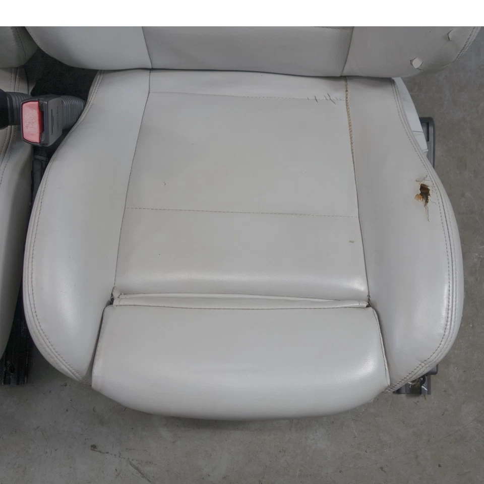Par de asientos deportivos delanteros gris paloma retapizados 97-99 BMW E36 M3 convertible sedán Foto 4 de 4